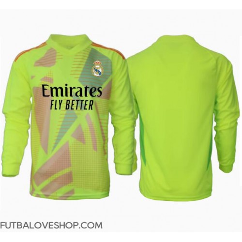 Dres Real Madrid Brankarsky Tretina 2024-25 Dlhy Rukáv